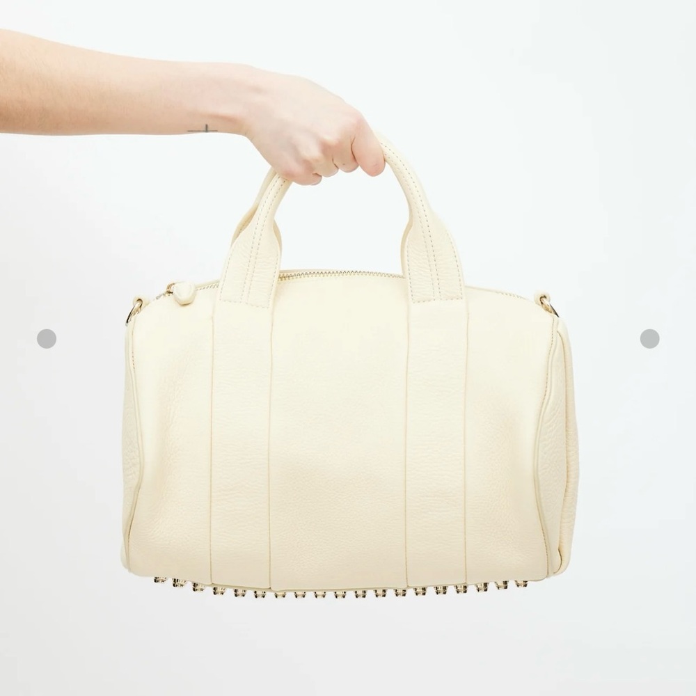 Alexander Wang Light Yellow Rocco Studded Bag